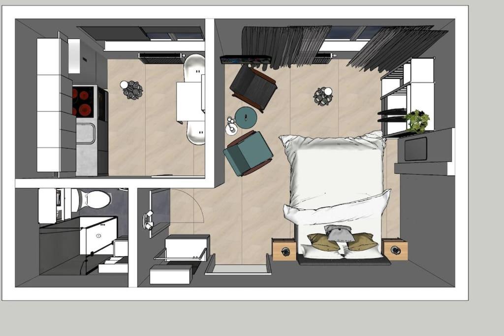 City Apartment Rudolf 26M2 Грац Экстерьер фото
